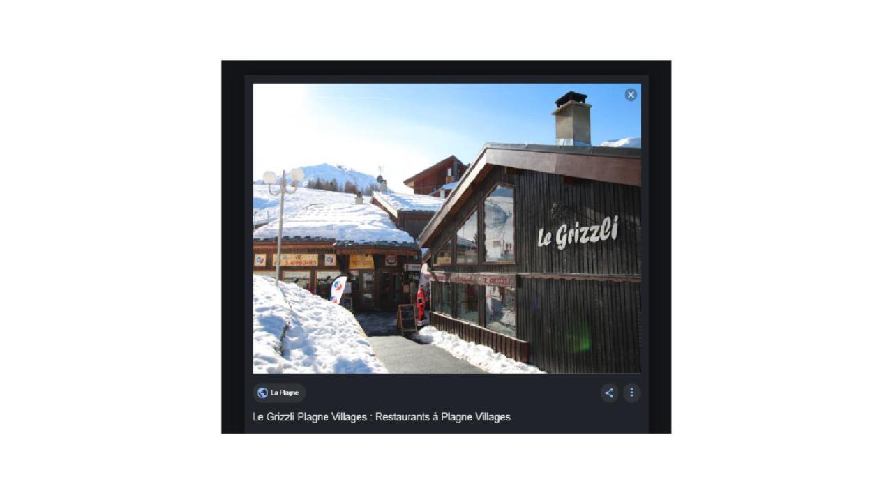 Studio 1 Piece Plagne Village 4 Personnes 2050 M Pied Des Pistes La Plagne Luaran gambar